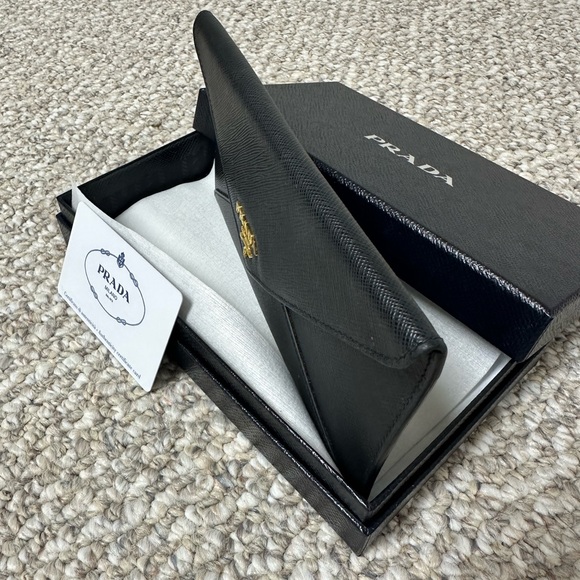 PRADA Saffiano Leather Long Envelope Wallet - Picture 9 of 11
